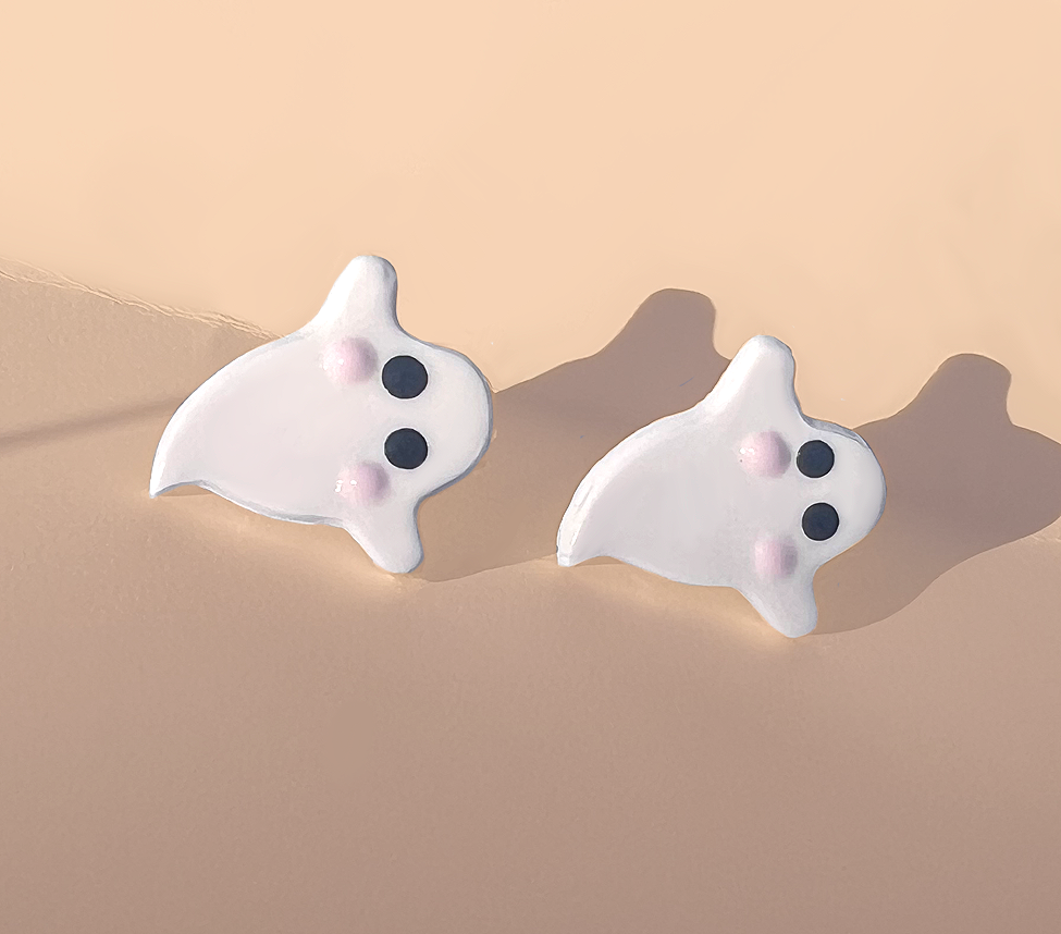 blushing ghost studs